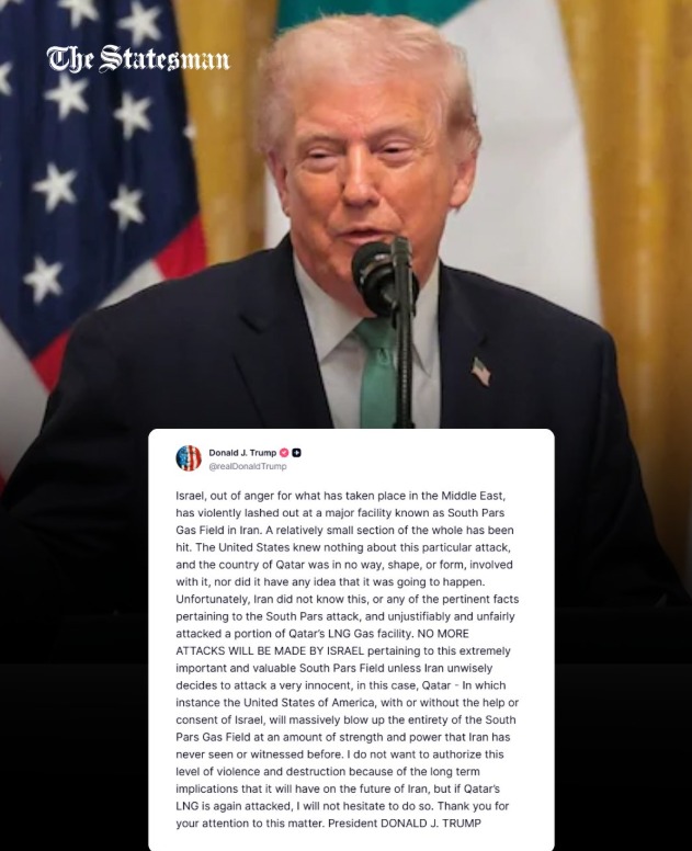 Trump Warns “No More Israeli Attacks” After Iran Strikes Qatar LNG Plant; Middle East War Escalates